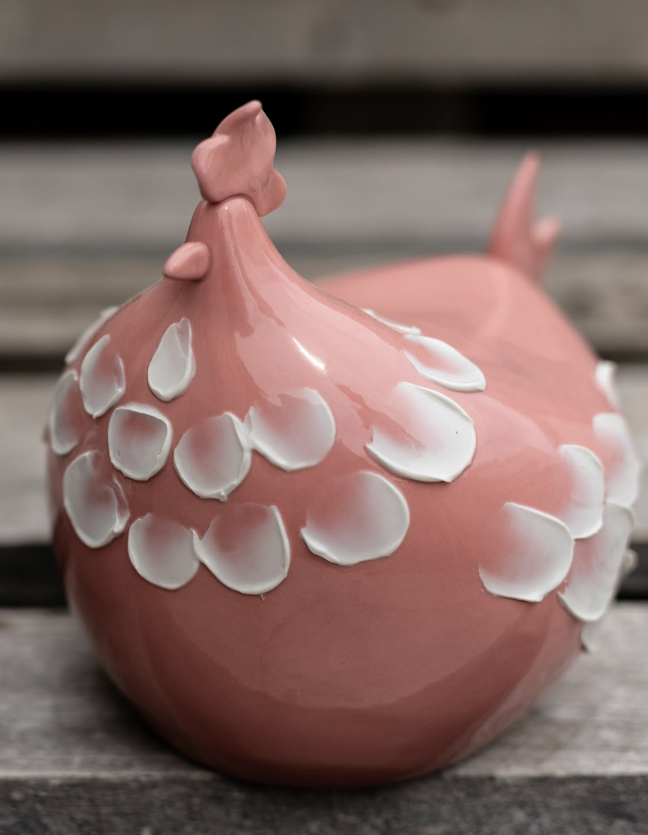 Le ''Poulettes'' [le galline in porcellana artigianale]